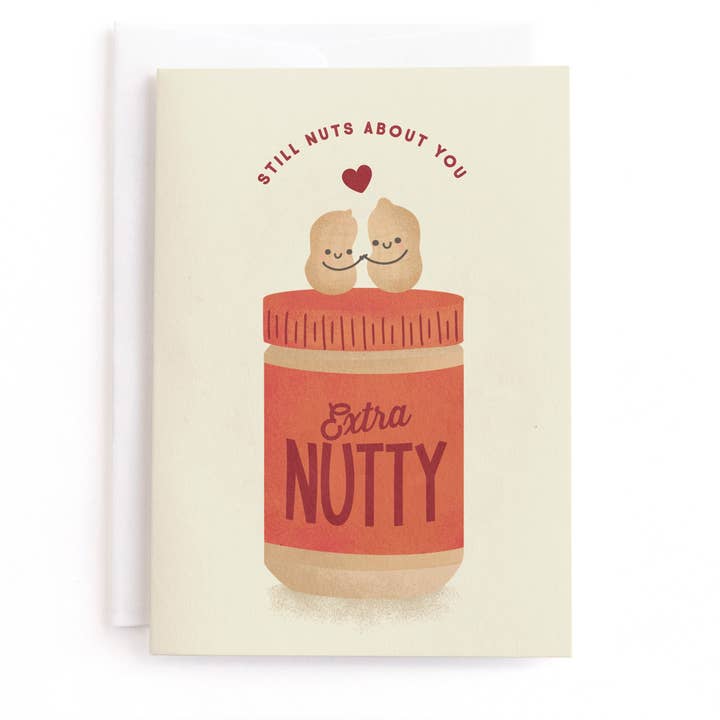 Nuts About You, Funny Anniversary Greeting Card for wholesale by Minted