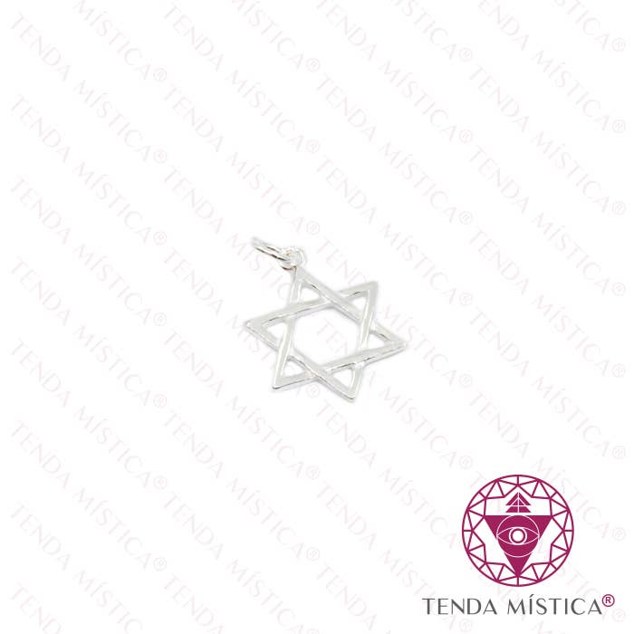 Tenda Mística - Wholesale Individual Charm/Pendant - Star of David Silver Pendant 14mm