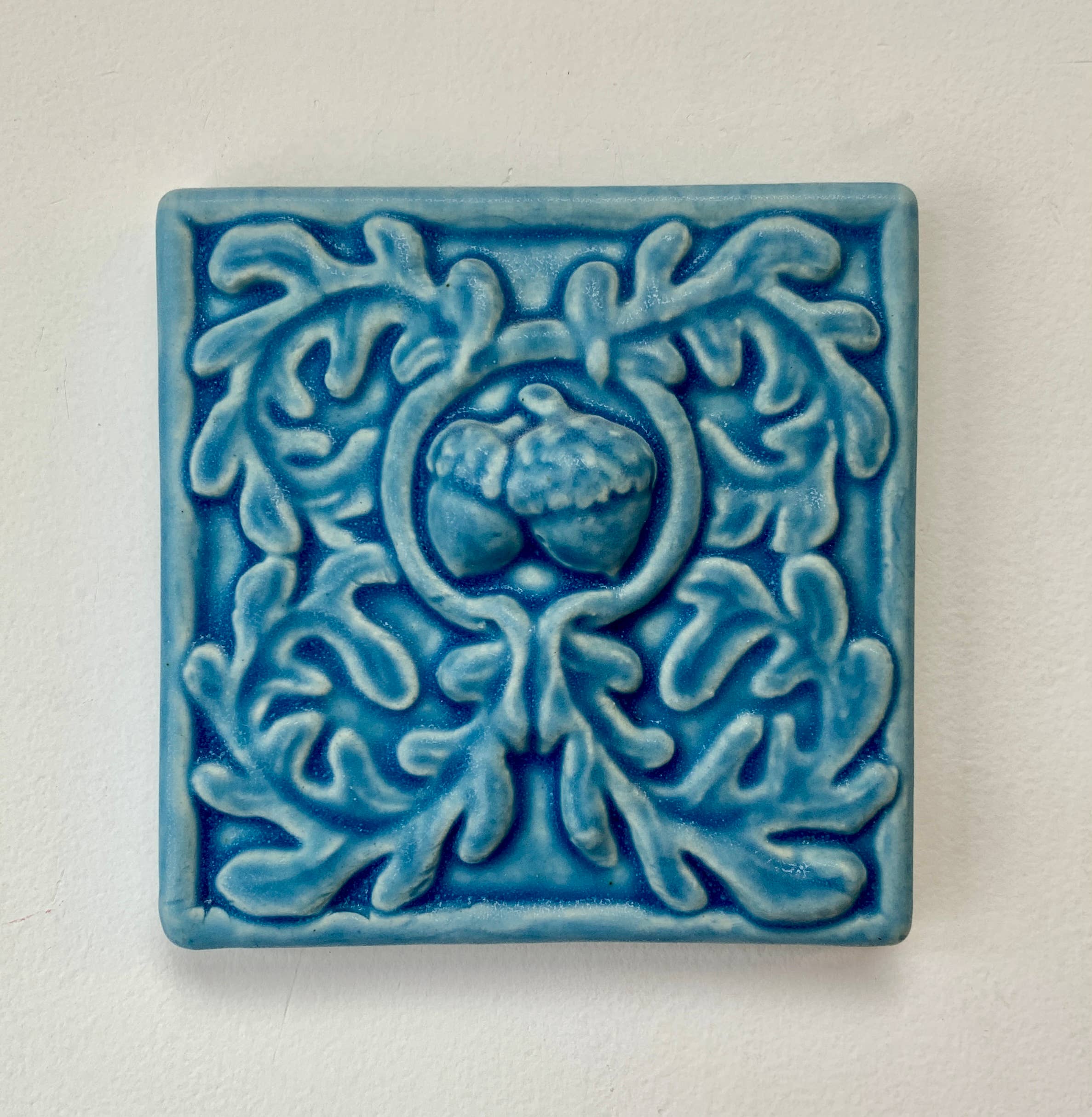 Whistling Frog Tile Inc. - Wholesale Wall Tile - Acorn Floral Art Tile Fall theme ceramic wall decor Autumn4