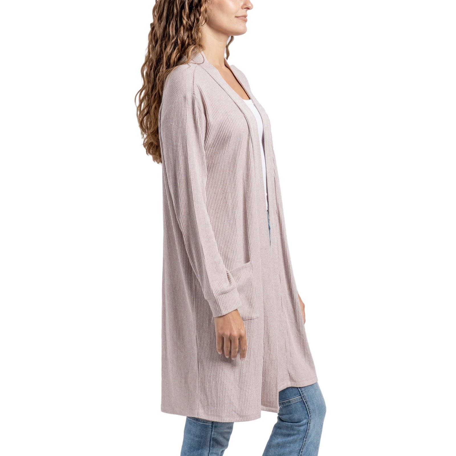 DM Merchandising - Wholesale Cardigan - Women's - Hello Mello CuddleBlend Cardigan Open Stock3