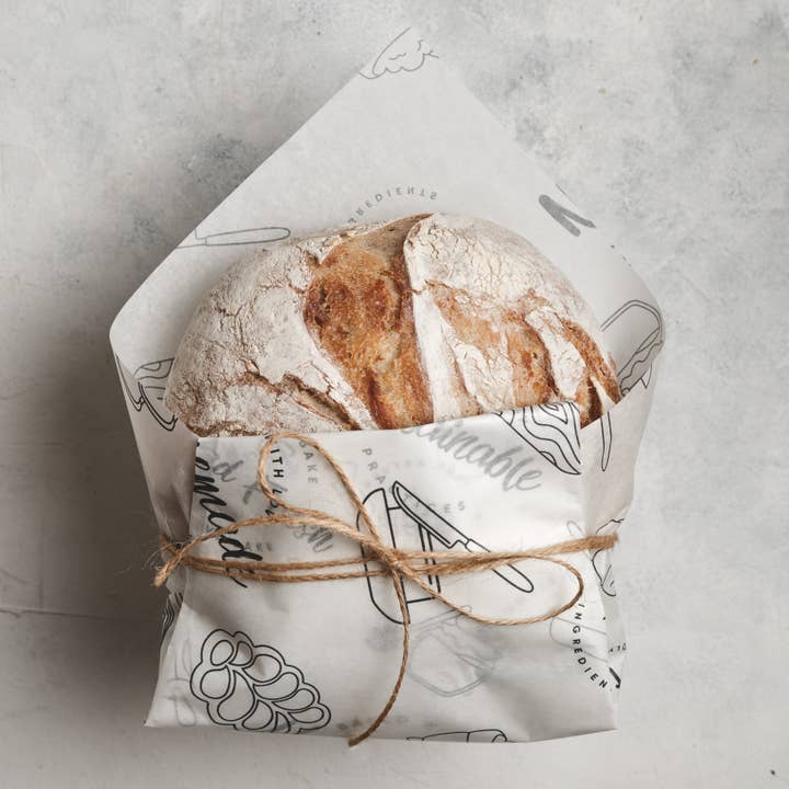 Eco Harvest Supply Co - Vente Sachet de conservation/film alimentaire - Kit de 30 emballages papier pour pain au levain2