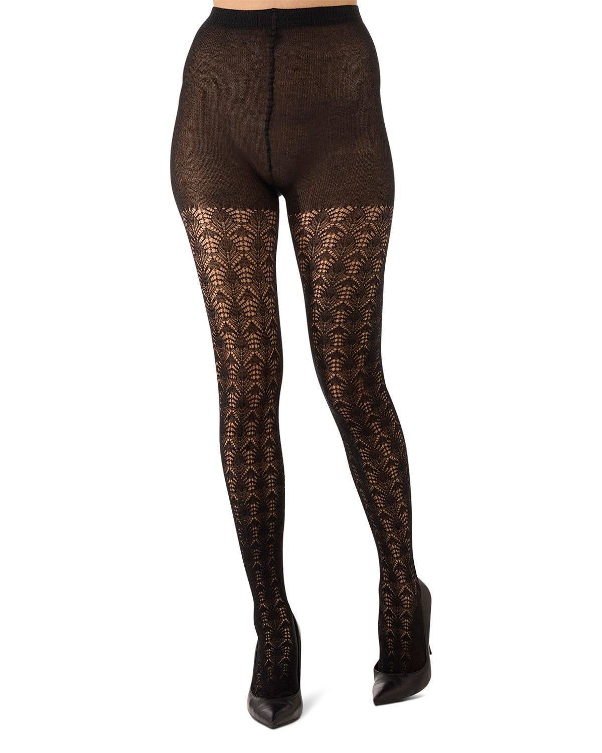 Infinity Classics International Inc. - Wholesale Tights - Women's - Memoi Inverted Crochet Tights10
