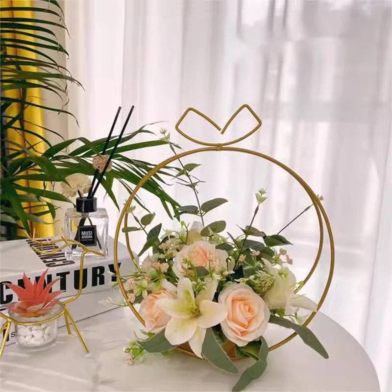 Elegant Design Supply - Venta al por mayor Floreros - Soporte nórdico metálico para flores6