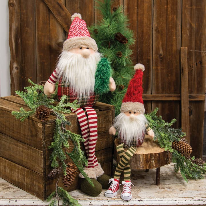 Bright Ideas – wholesale Christmas decoration – Dangle Leg Converse Santa2