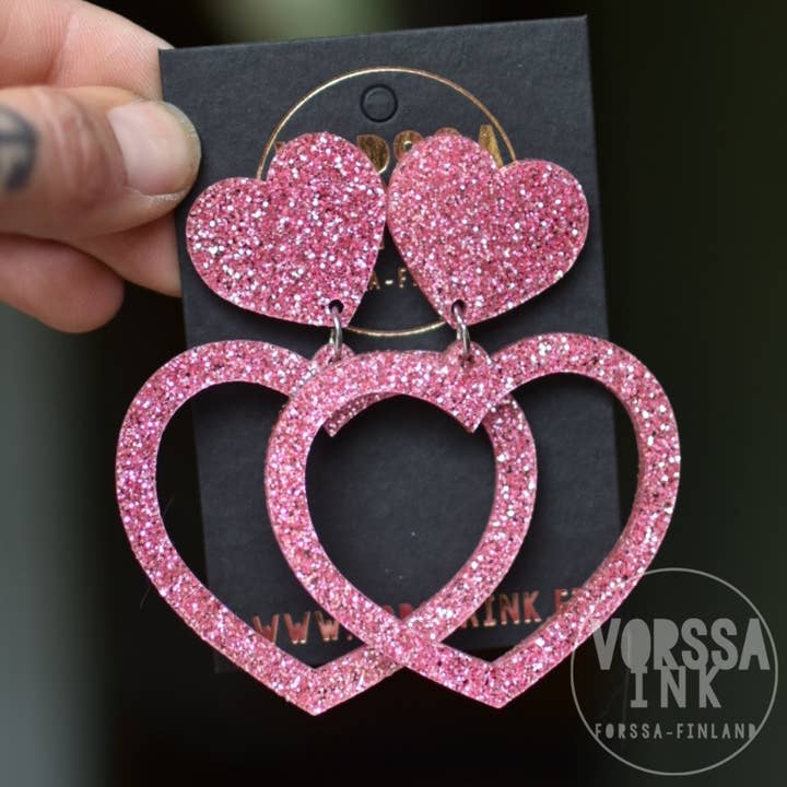 Double Love Glitteri pour la vente par Vorssa Ink