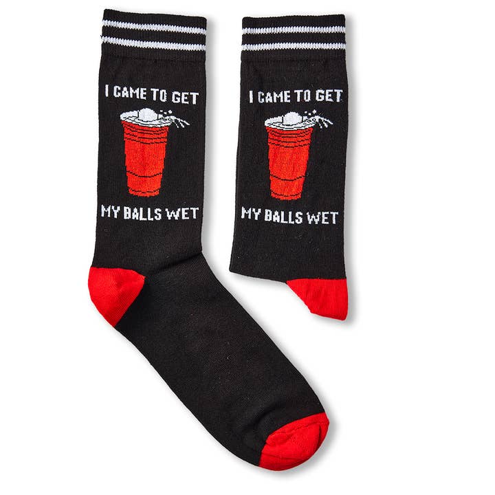 Urban Eccentric - Wholesale Socks - Unisex - CLEARANCE Unisex I Came To Get My Balls Wet Socks