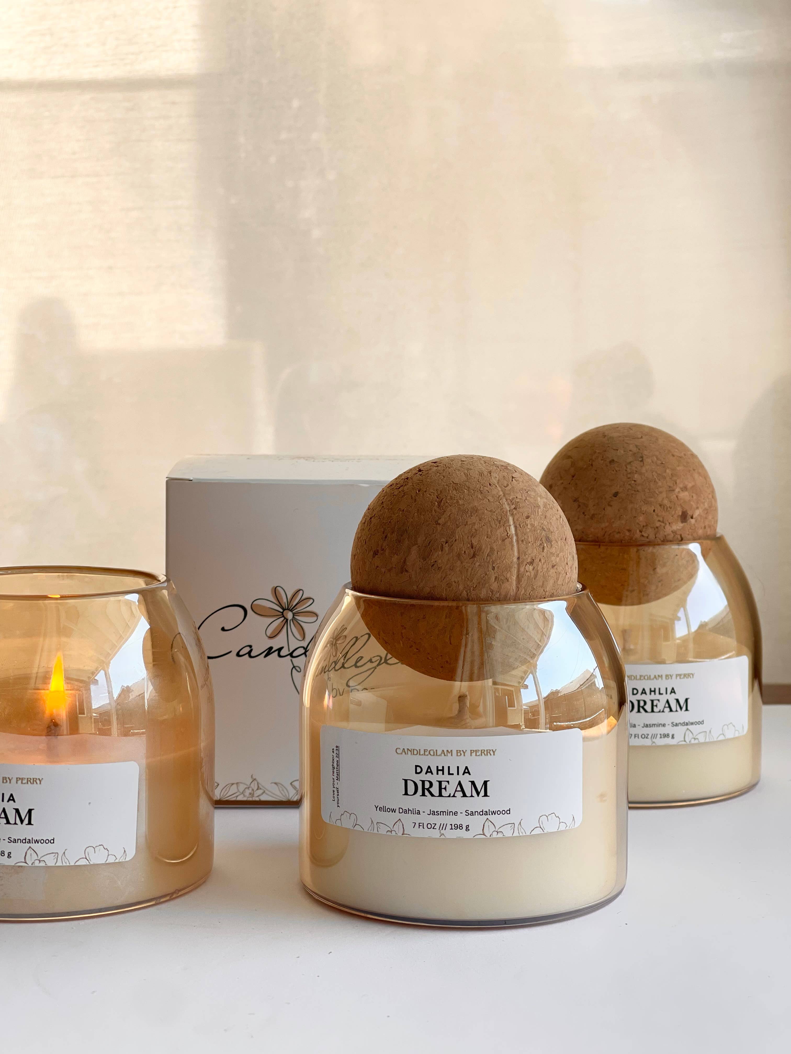 Candleglambyperry - Wholesale Candle Holder - Aesthetic Candle Jar | Cork Lids Unbranded 8