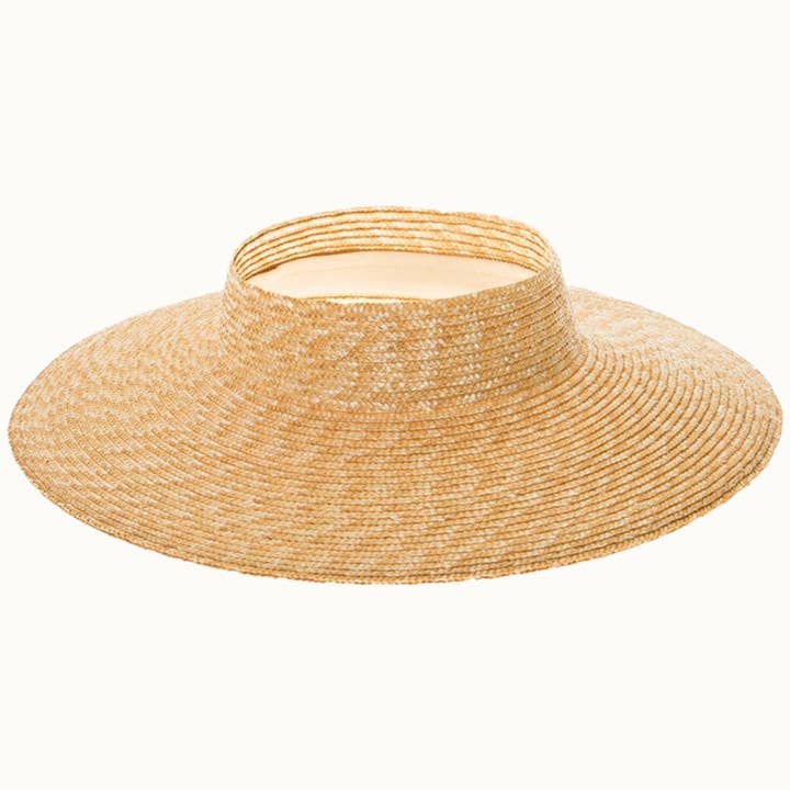 Olive & Pique - Wholesale Visor - Women's - Straw Visor w/ Adjustable Drawstring for Shaded Summer Days
