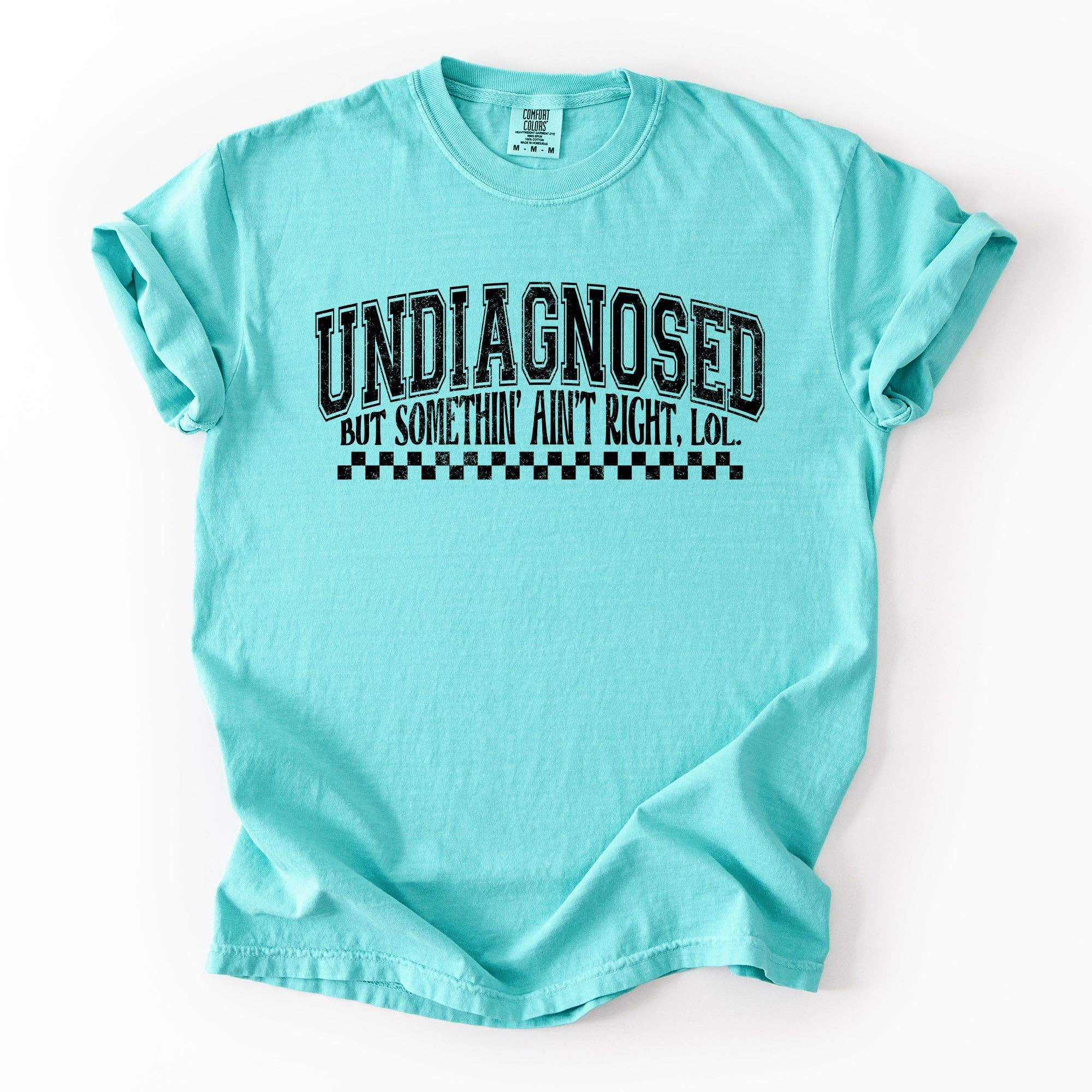 Refinery Number One LLC - Wholesale T-Shirt (Graphic) - Unisex - Undiagnosed, But Something Ain't Right, Mental Health Tshirt9