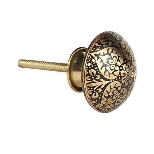 Perilla Home - Wholesale Deurkruk/knop - Set van zes zwarte Bologna-knoppen6