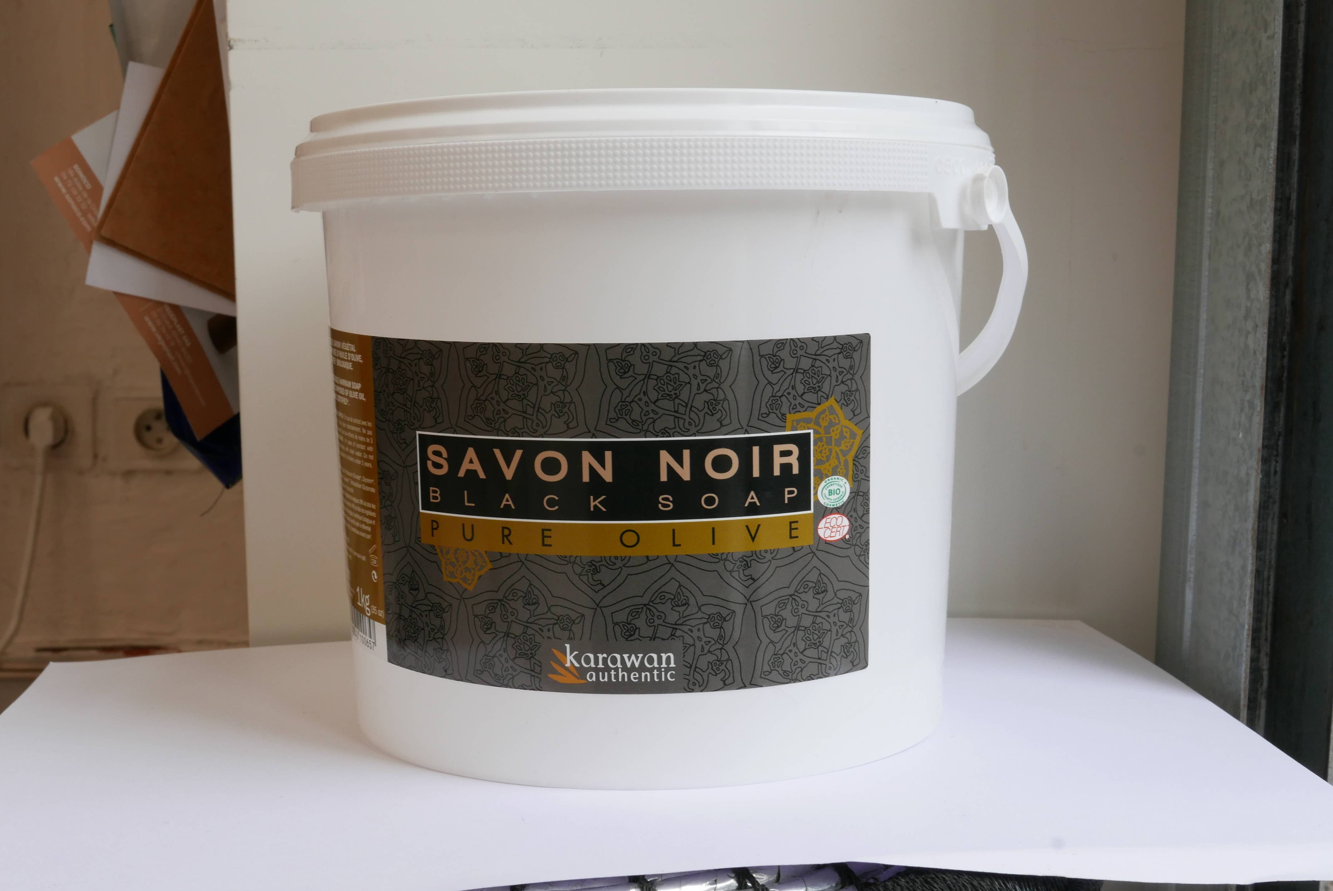 Karawan Authentic - Wholesale Body Wash/Shower Gel - PURE OLIVE BLACK SOAP - COSMOS ORGANIC - BULK - 5KG0