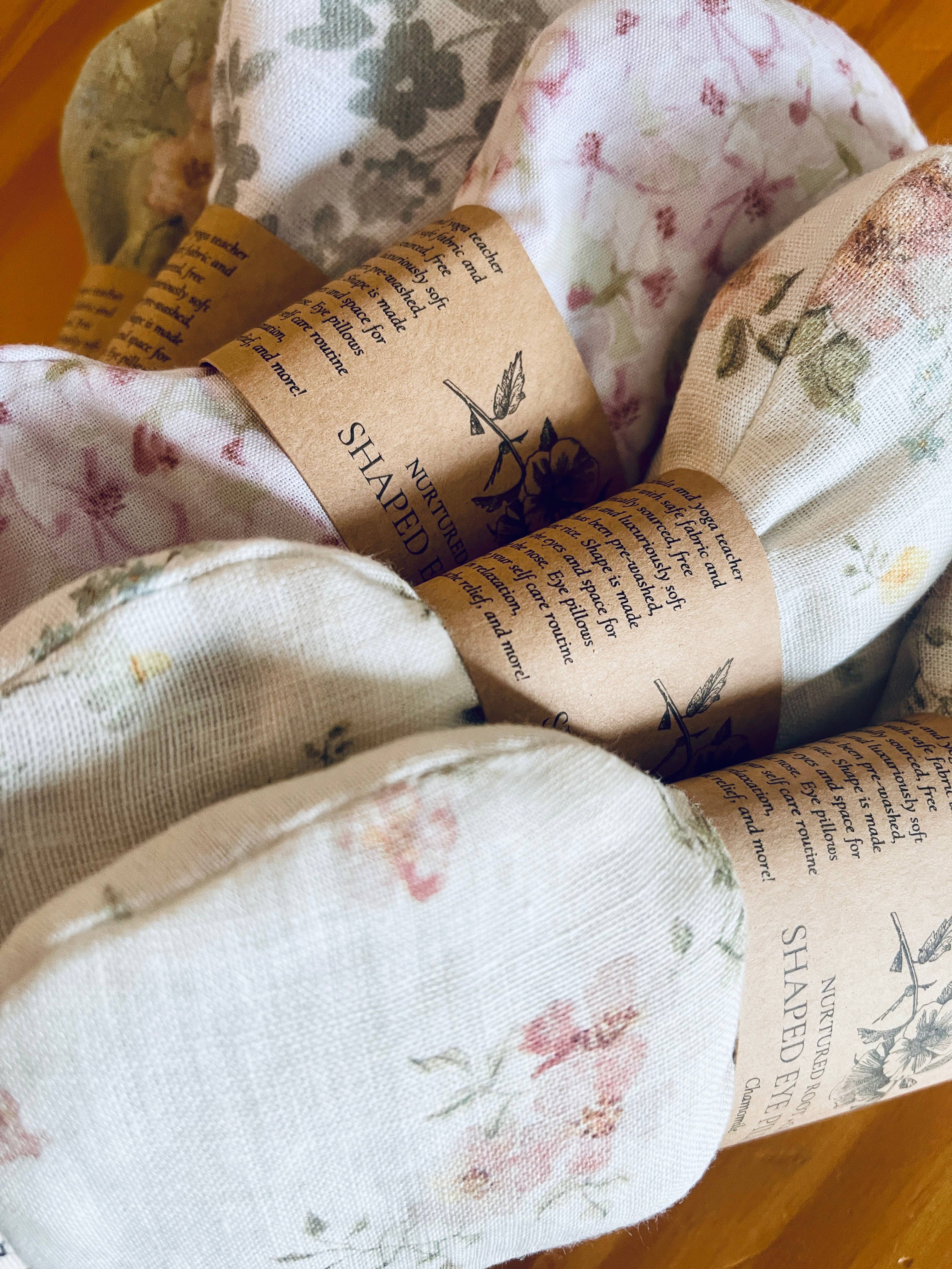 Nurtured Root + Co. - Wholesale Spa/Therapy Pillow - Hot & Cold Shaped Eye Pillow4