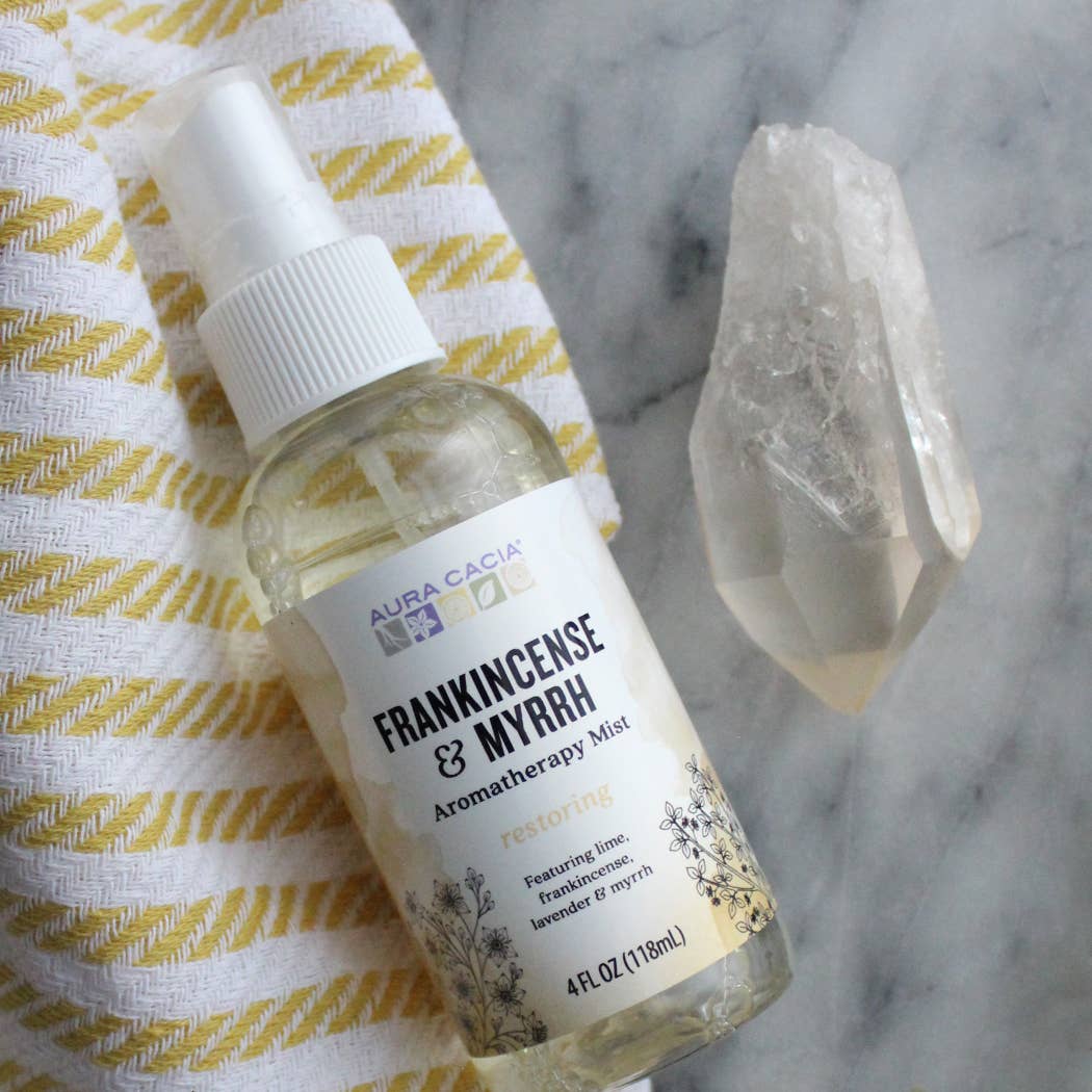 Aura Cacia - Wholesale Aromatherapy Mist - Restoring Frankincense & Myrrh Aromatherapy Mist 4 Fl Oz4
