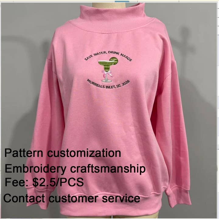 FurDecoration - Vente Sweat-shirt – femme - Sweat-shirt uni à col montant20