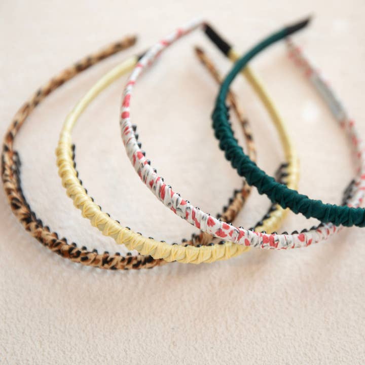 Headbands of Hope | One Purchased One Donated - Wholesale Fashion Headband - Women's - Thin Floral Headband - Red | Teeth Comb Non Slip Headband