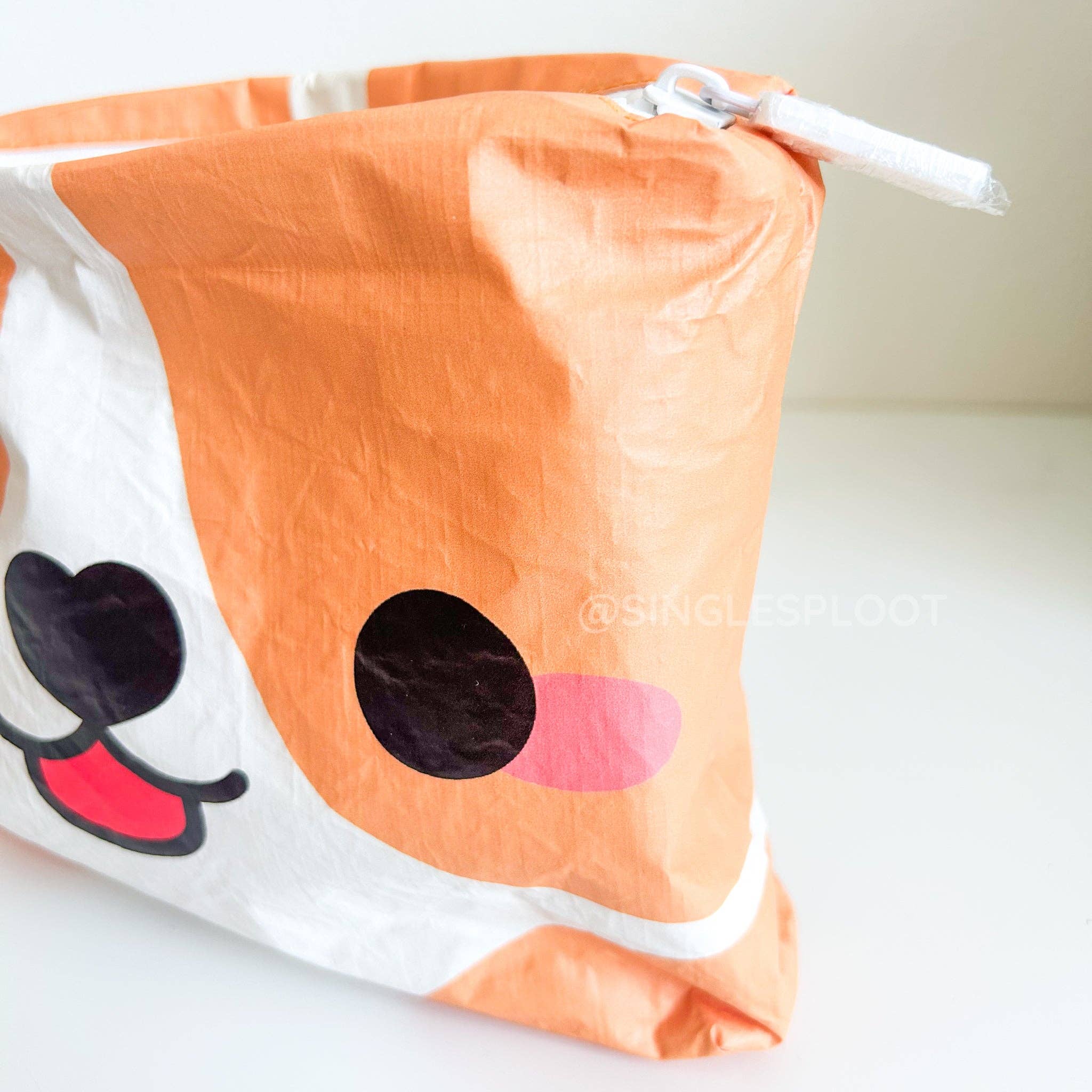 Single Sploot - Wholesale Pouch - Women's - Corgi Face Water Resistant Pouch1