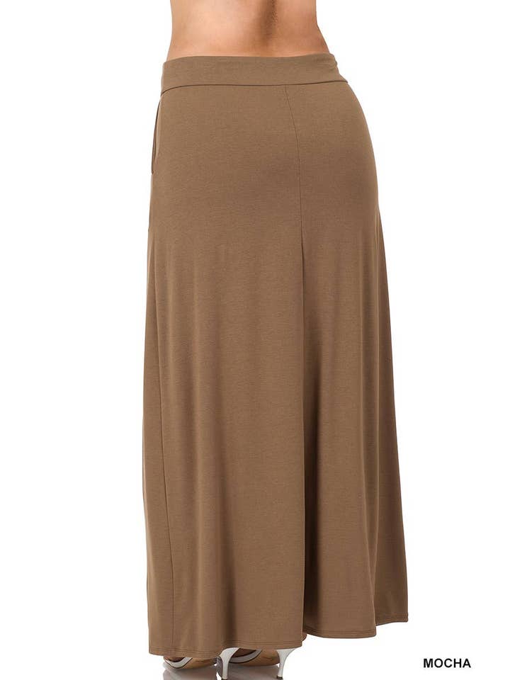 Vanilla Monkey - Wholesale Skirt – Women’s - Plus Maxi Skirt Drawstring & Pockets2