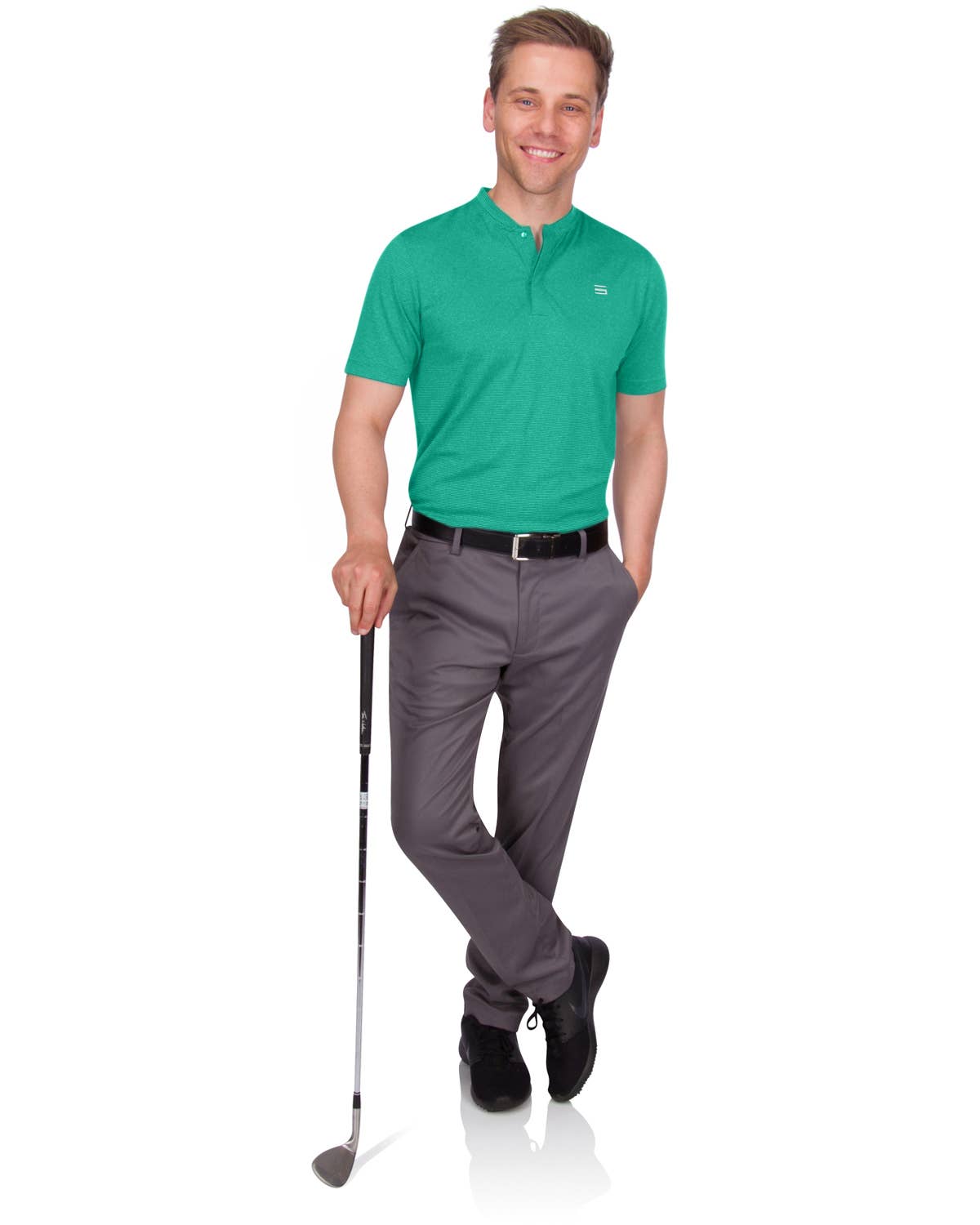 Three Sixty Six - Venta al por mayor Polo - Hombre - Camisas de golf sin cuello para hombre, de secado rápido, elásticas en 4 direcciones43