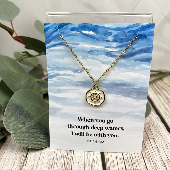 Wild Dogwood Designs - Wholesale Pendant/Charm Necklace - Deep Waters Charm Necklace | Christian Jewelry1