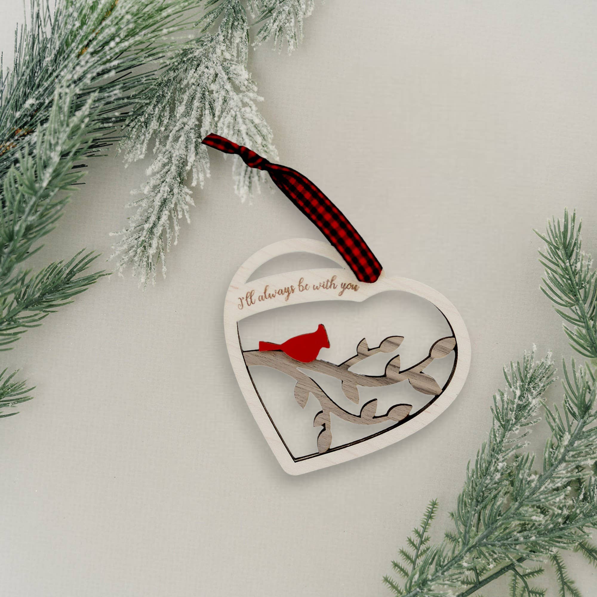 Woodlander Workshop - Wholesale Ornament - I am Always With You Christmas Holiday Ornament3