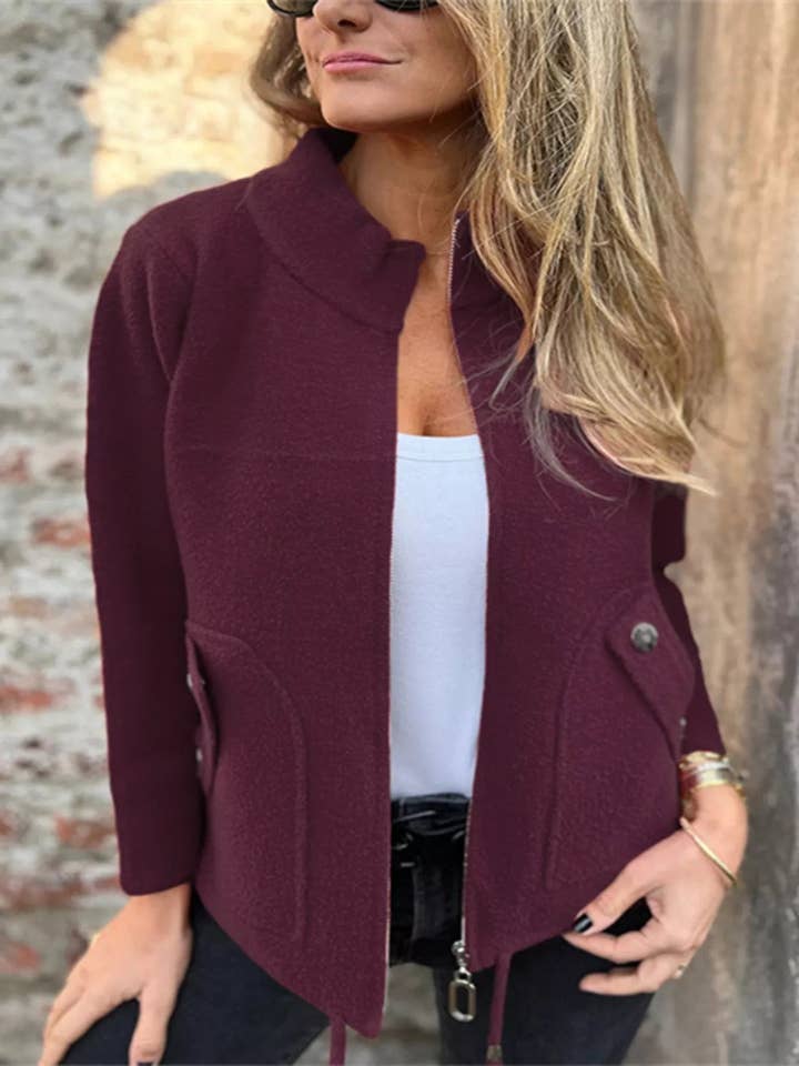 React Activewear - Wholesale Jacket - Women's - Full Size Zip-Up Long Sleeve Outerwear Plus Size18