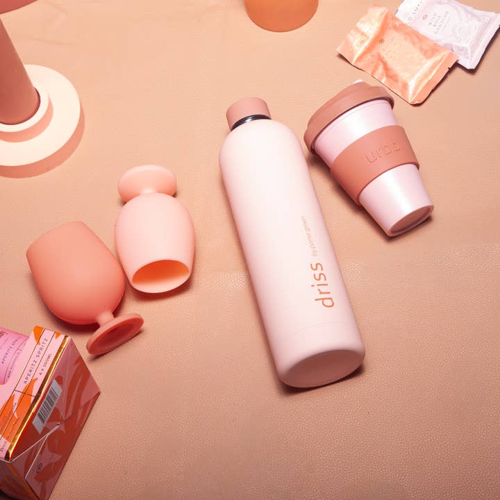 porter green | style + sustainability - Wholesale Water bottle - Terra + Peach |Driss| Insulated Stainless Steel Water Bottle5