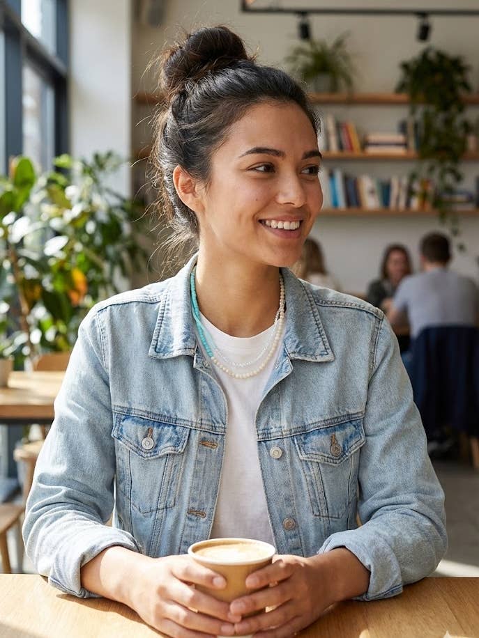 Boho Chic Turquoise Crème & Transparante Kralen Ketting voor wholesale door Oceanic Jewellers - Majique London