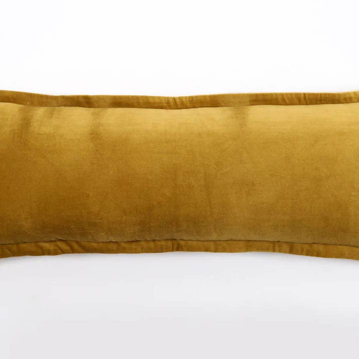 Lennox Velvet 12x36 Lumbar Pillow for wholesale by Co.House Designs