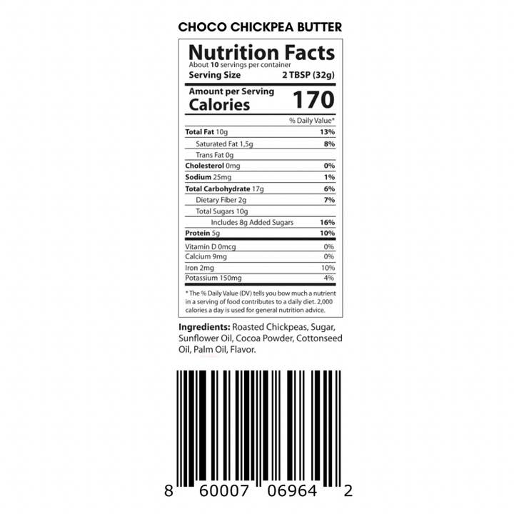 Pulse Power - Wholesale Nut butter - Pulse Power Spreads Chickpea Choco 12oz (12pack)6