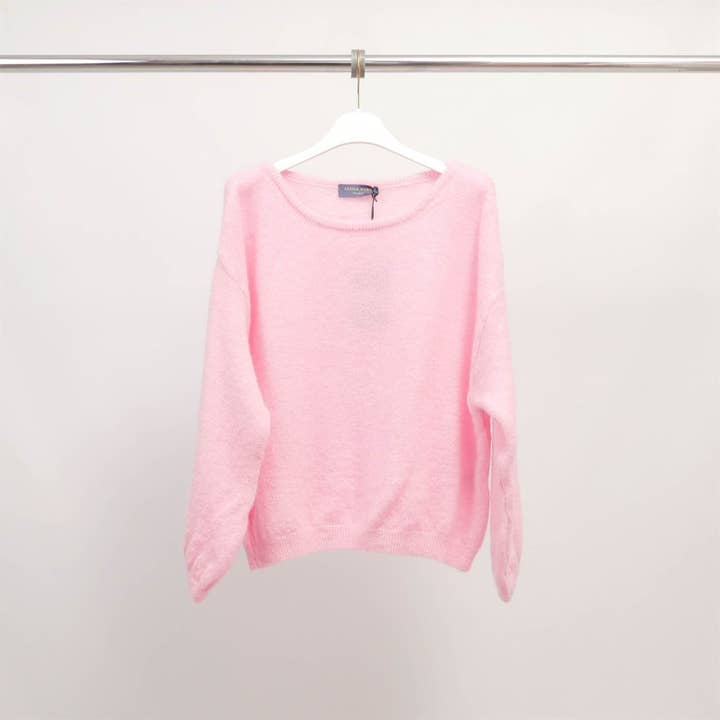 Cecile Wang - Wholesale Knit Sweater - Women's - Soft sweater in kid mohair and alpaca PJ222201