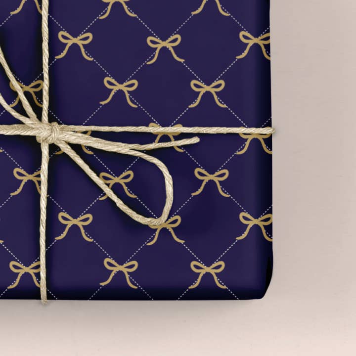 Wrapping Paper / Gift Wrap - Luxe Bows for wholesale by Pixel & Bloom