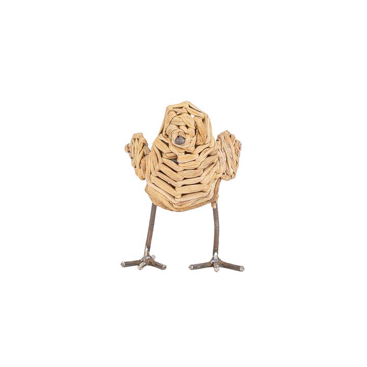 Foreside Home & Garden - Wholesale Decorative Figurine - Nami Coastal Bird Decorative Figure Seagrass & Metal