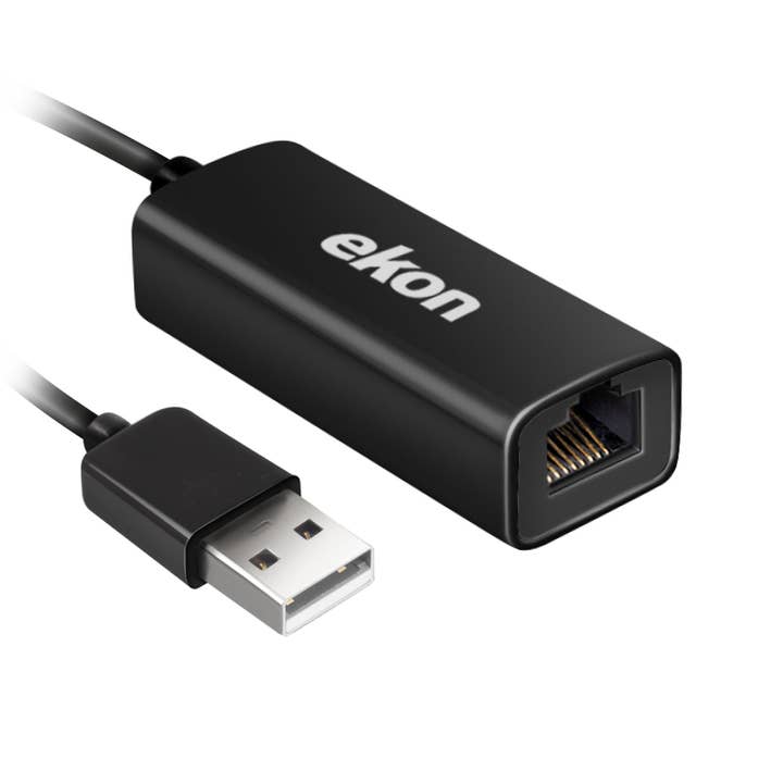 Adaptateur USB-A mâle - Lan femelle pour la vente par EKON