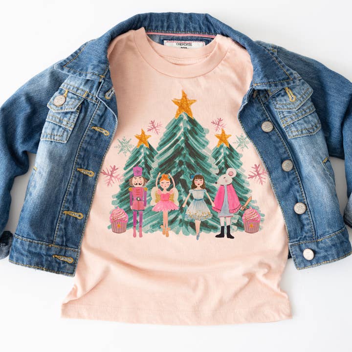 Par.tees by Party On! - Wholesale Screen Printed T-Shirt - Kids - Kids Fun Christmas Nutcracker Youth Graphic Tee