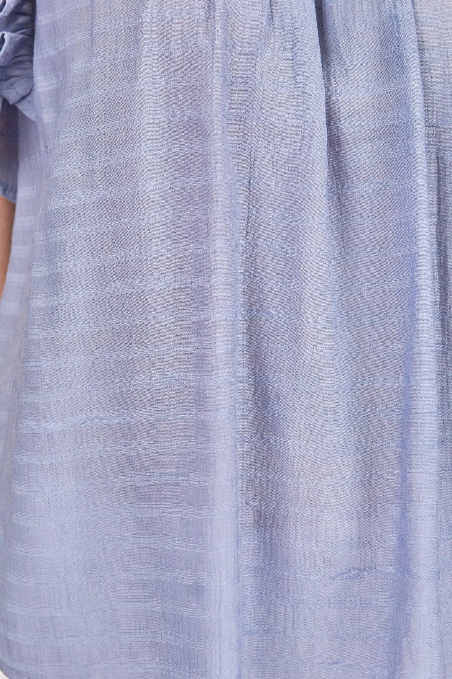 P.S Kate - Wholesale Blouse - Women's - Solid woven smocking top PLUS (P17912-PLUS)6