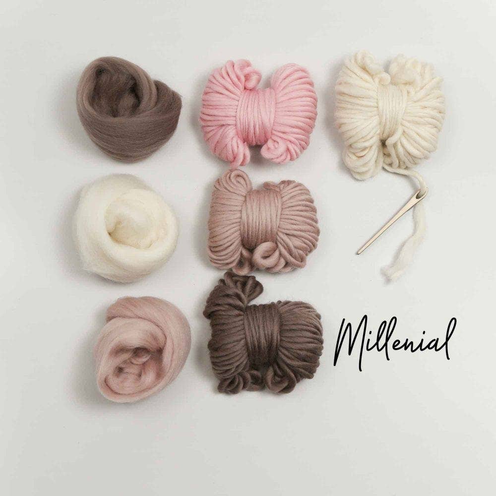 Wool Couture Company - Vendita all'ingrosso Kit per lavoretti fai da te - Kit grande telaio per tessitura rettangolare8