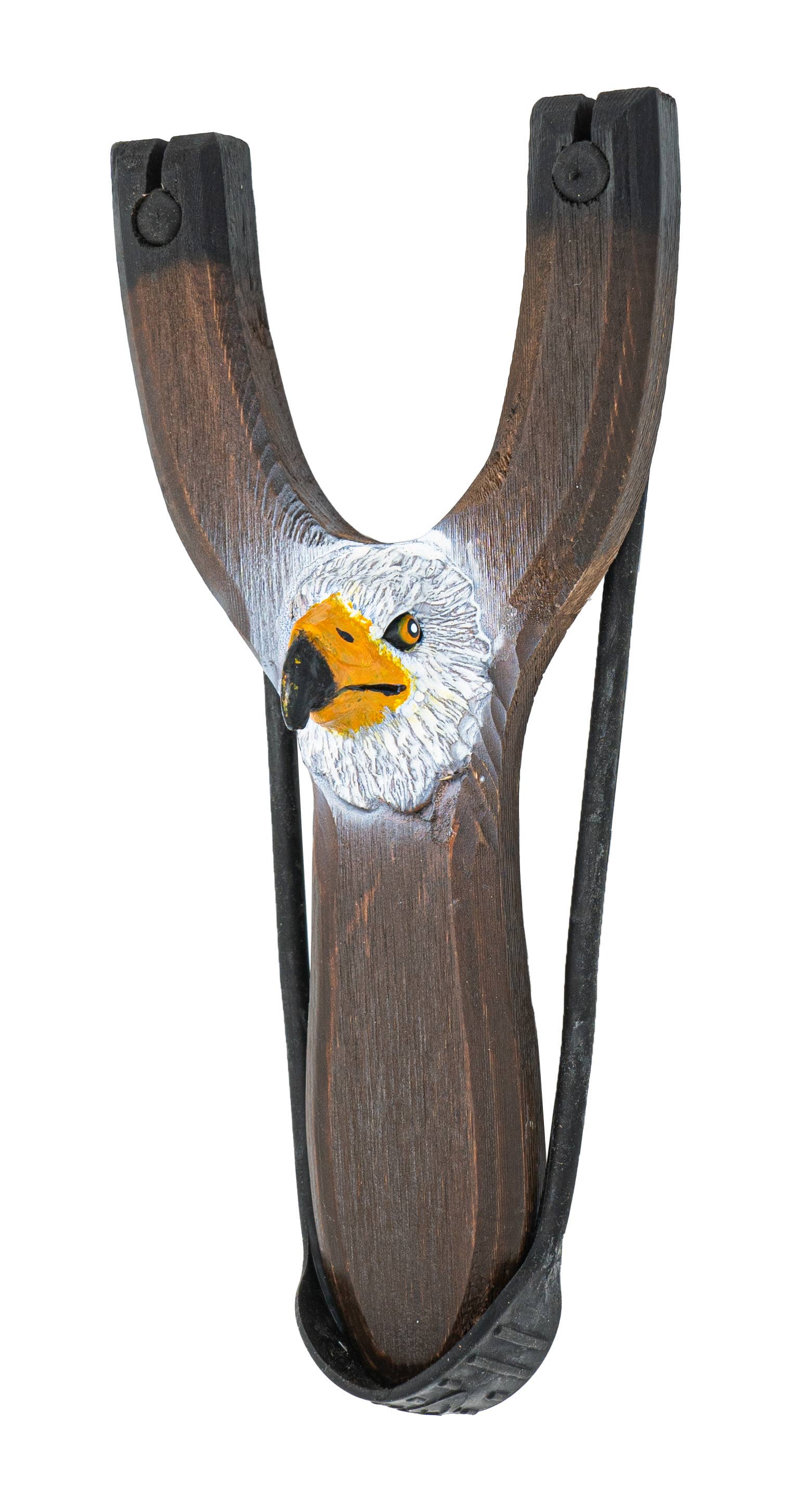 Pawnee Bill’s - Vendita all'ingrosso Fionda - Bambini - Fionde in legno con teste di animali in resina19