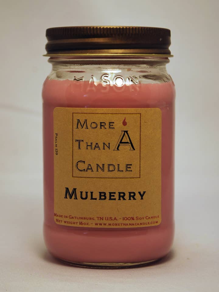 Maulbeere - 16 Unzen Einmachglas für den Großhandel von More Than Candle