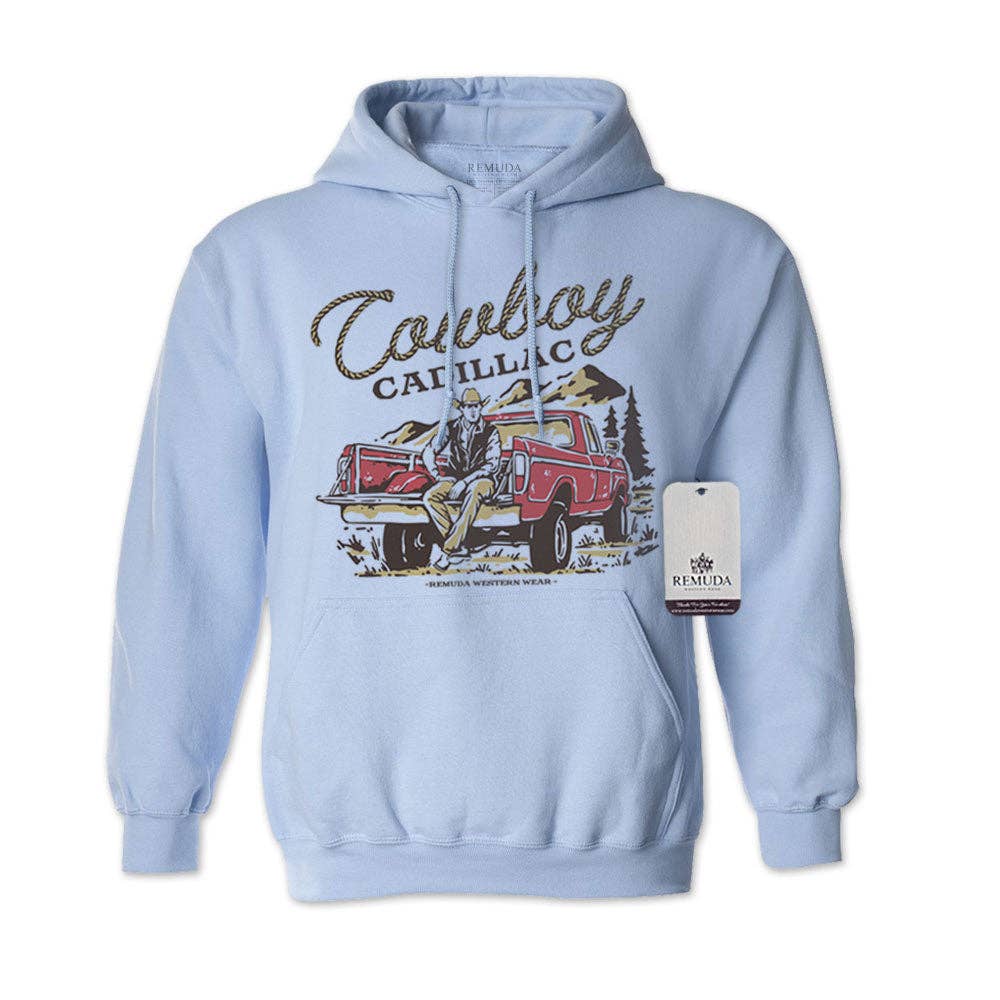 Remuda Western Wear - Wholesale Hoodie - Unisex - Cowboy Cadillac - Adult Unisex Western Hoodie3