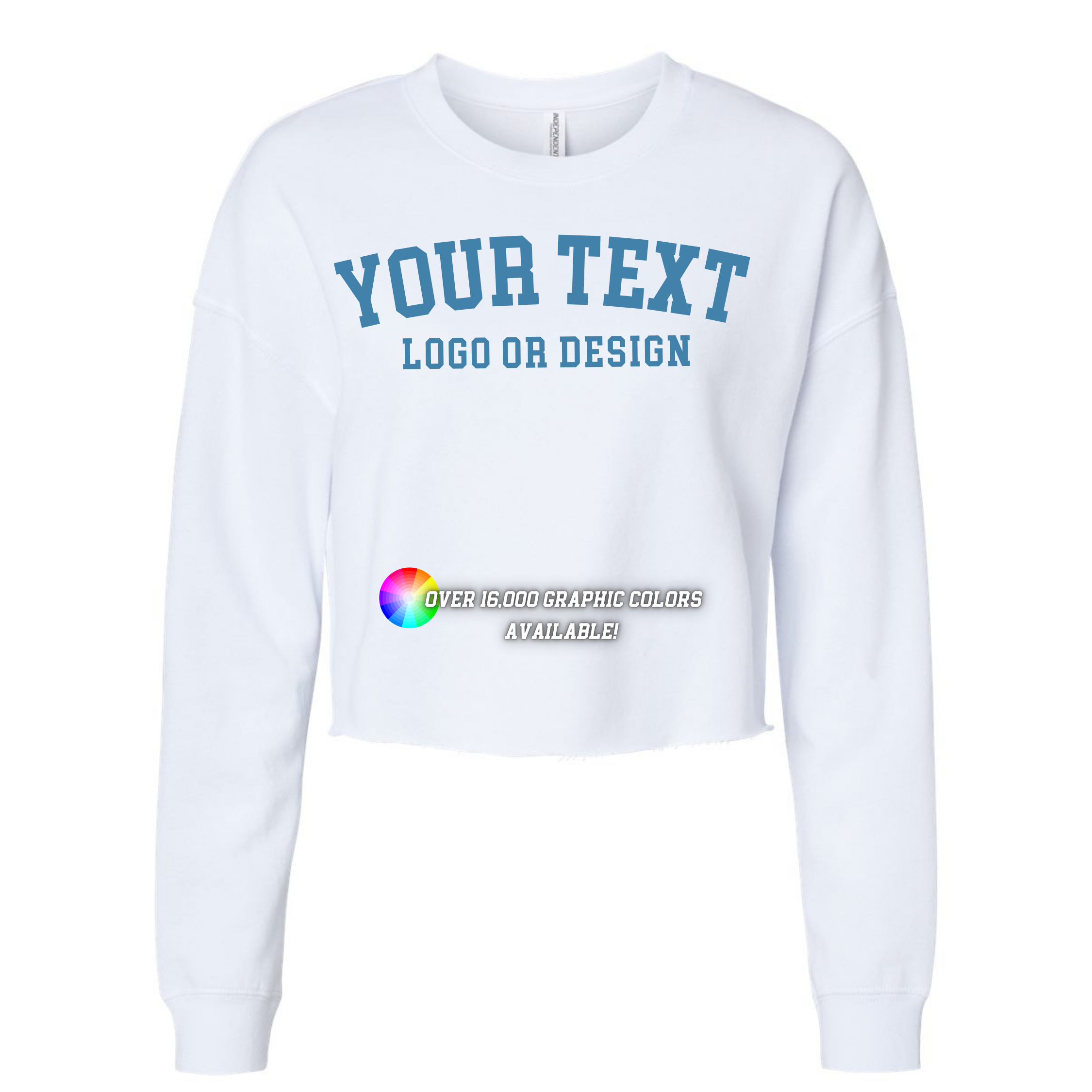 Faith & Life Christian Brands - Wholesale Graphic Sweatshirt - Women's - Custom Branded Logo Athletic Cropped Crewneck Sweatshirt0