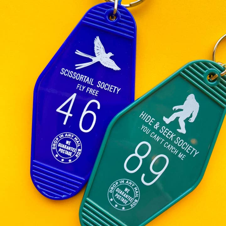 PLENTY - Wholesale Keychain - Unisex - Vintage Motel Key Tags | Oklahoma2