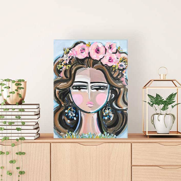 She Is Fierce - Southern Girl Canvas Wall Art for wholesale by GreenBox Art