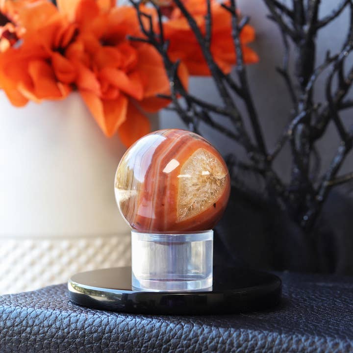 Natures Artifacts Inc – Engroshandel Spirituelle sten og krystaller – Carnelian Sphere - Ædelsten kugler