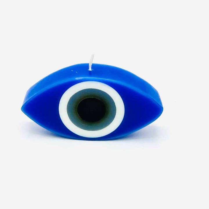 Vrinda - Wholesale Novelty Candle - Evil Eye candle, 4" Oval1