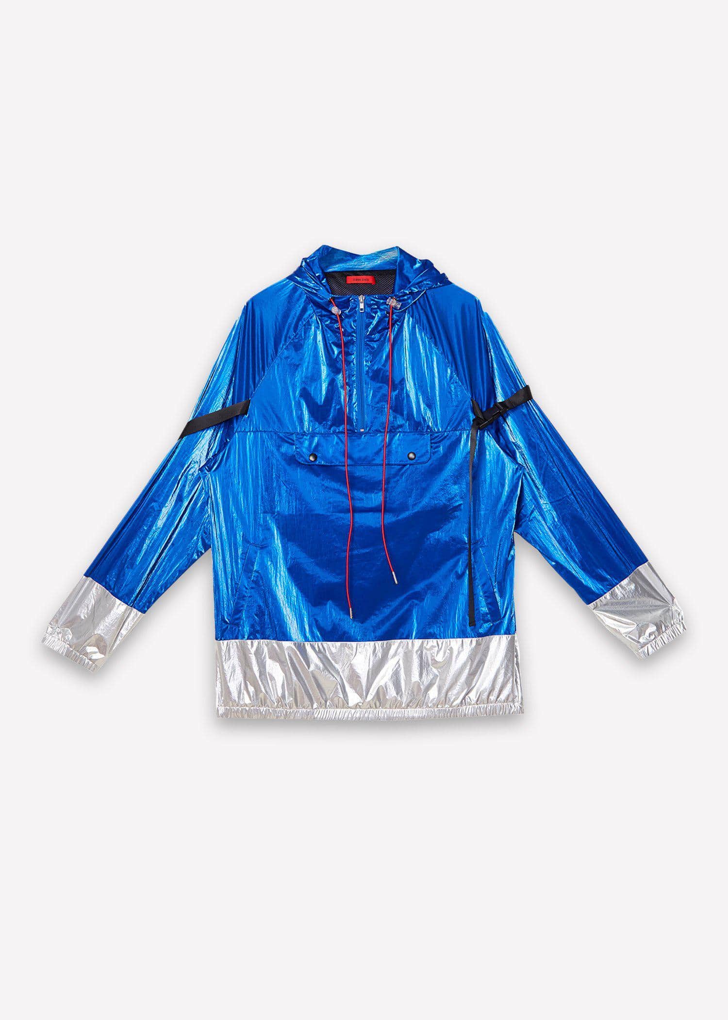 Robin K - Wholesale Jacket - Men's - Blank State Men's Radiation Anorak in Metallic Blue1