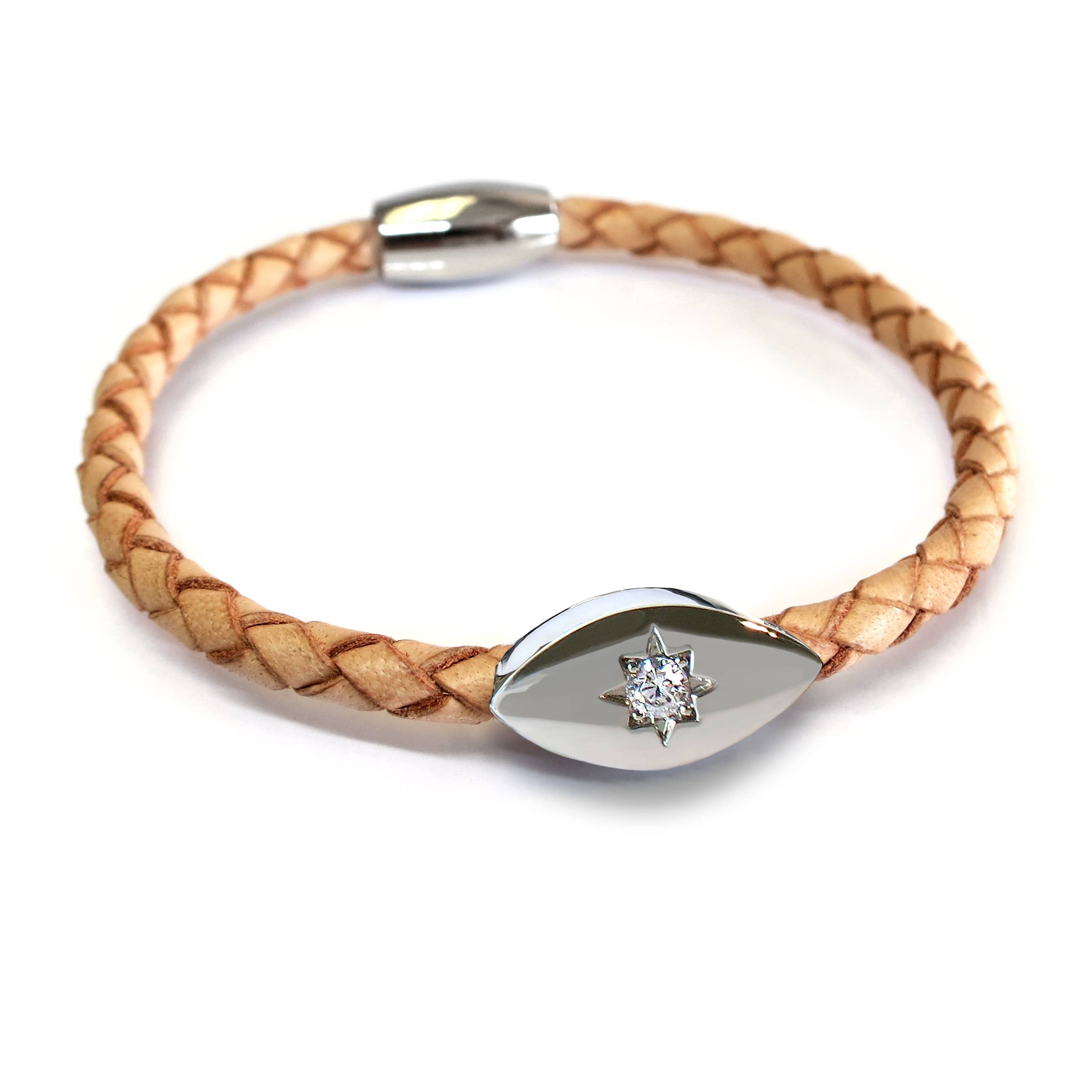 Liza Schwartz Jewelry - Vente Bracelets à breloques/pendentifs - Bracelet Evil Eye Starlight Argent - Cliquez pour plus de couleurs4