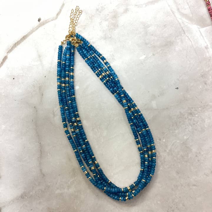 Koda Wearables - Wholesale Beaded/Pearl Necklace - Rondell Bead Necklaces