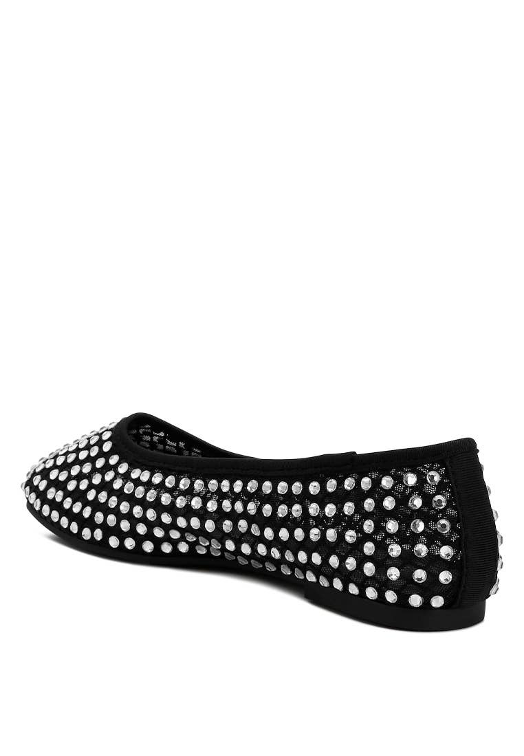 Rag Company - Wholesale Flats - Women's - Orson Naked Rhinestone Ballerinas1