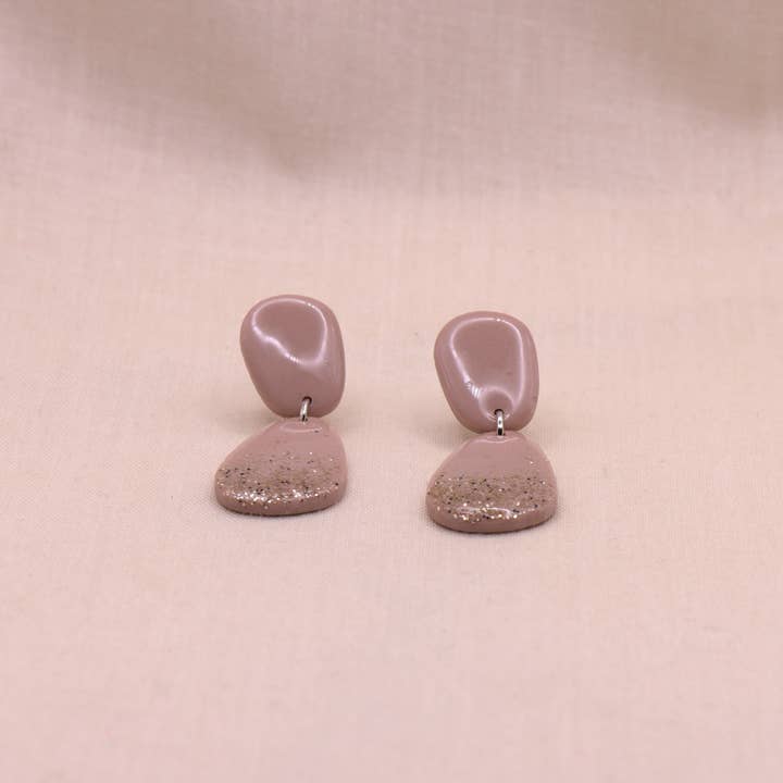 Studio Marclay - Wholesale Dangle Earrings - Simi Taupe1