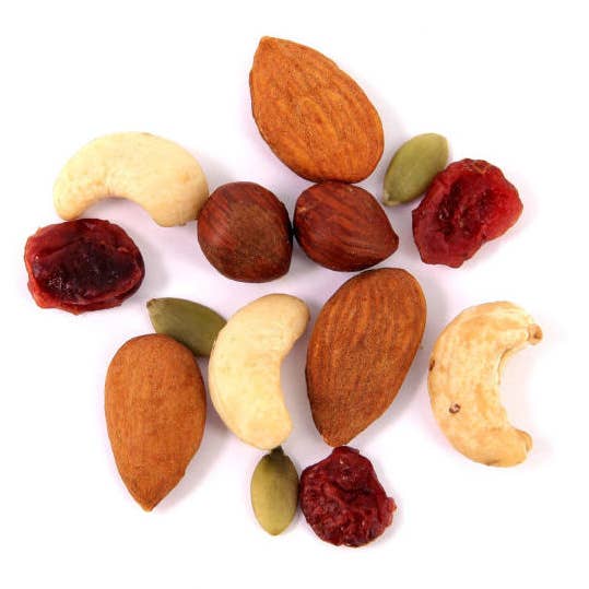 Økologisk tranebær-energi-blanding i løs vægt - kasse à 5 kg for engroshandel hos Happy Hours en Biovallée